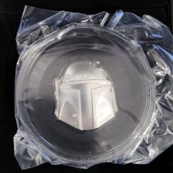 2020 Niue $5 Star Wars Helmet Boba Fett 2oz Silver Proof Coin