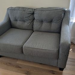 Grey Loveseat 