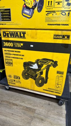 Dewalt 3600psi Gas Pressure Washer New