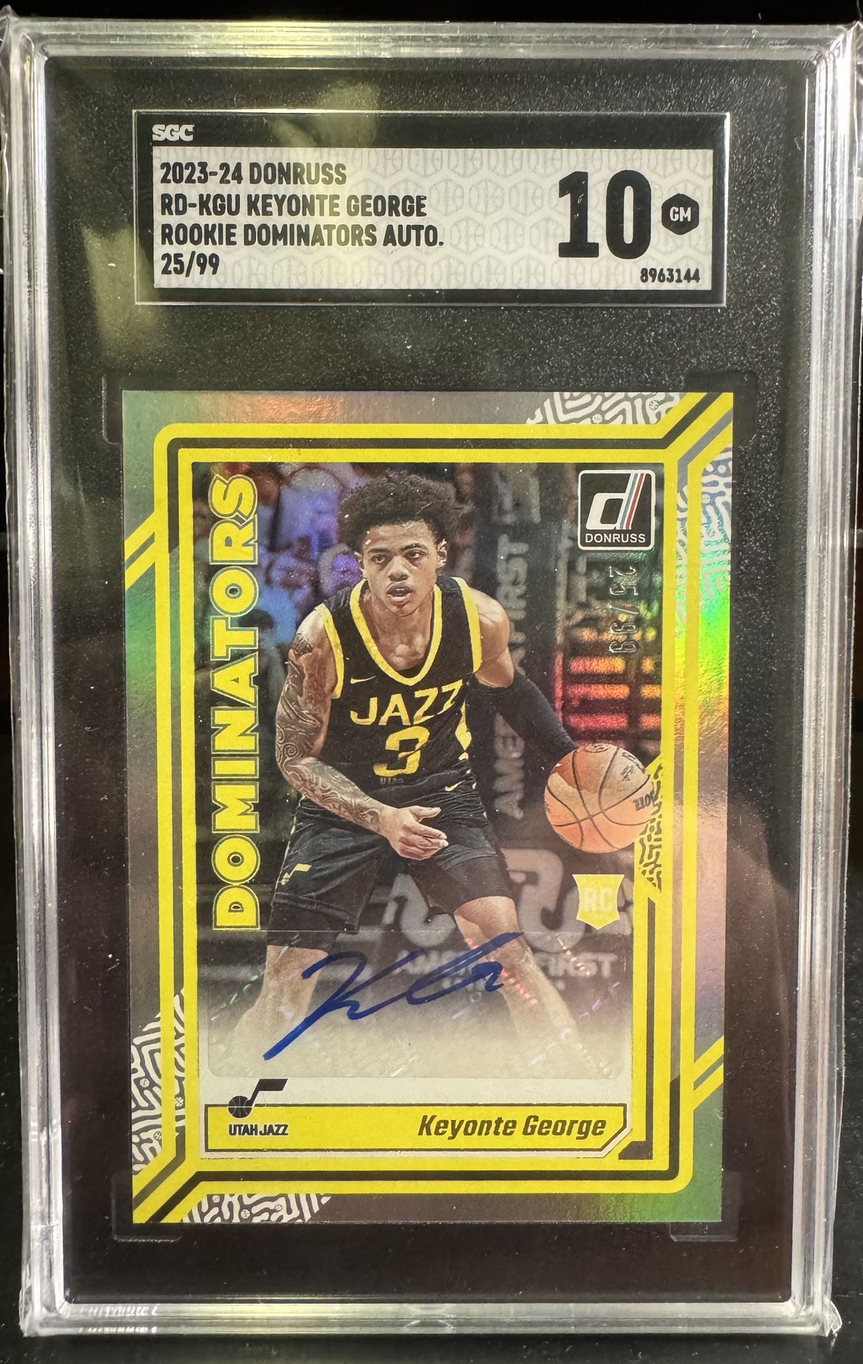 2023 Donruss Keynote George Rookie Card