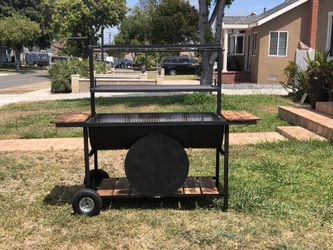 4'x3' Santa Maria Trailer BBQ Grill