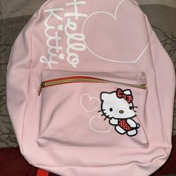 Hello Kitty Pu Leather Backpack (school size)