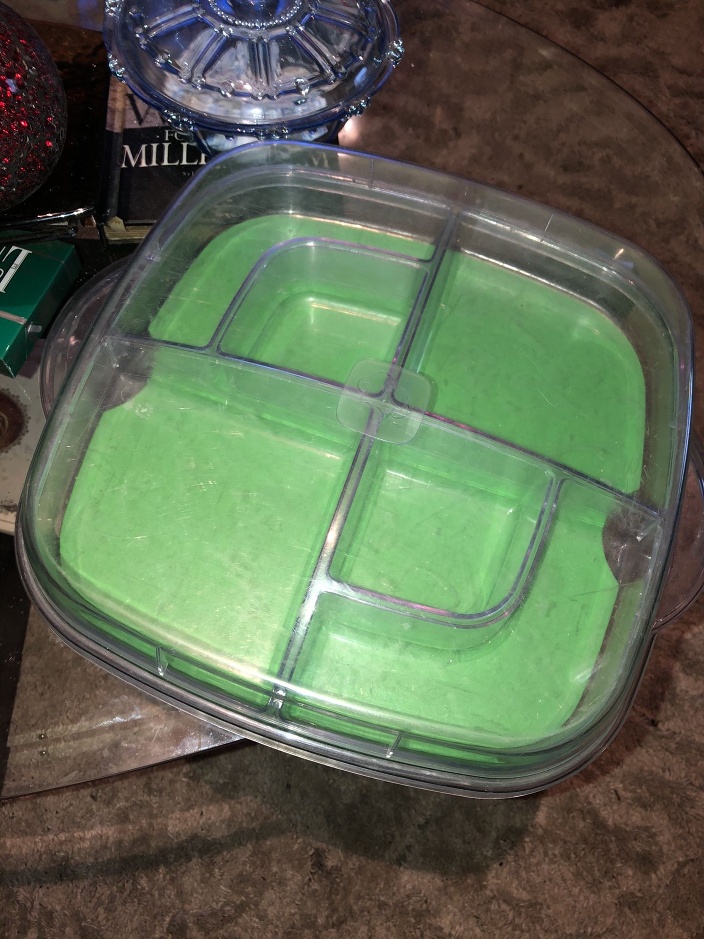 Pampered chef chilled egg tray/relish tray