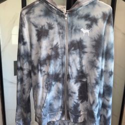 Vintage Pink Full Zip Hoodie
