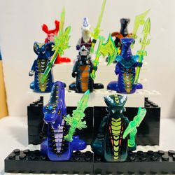 Ninjago Venomari Serpentine 8pc Minifigure Set LEGO Compatible