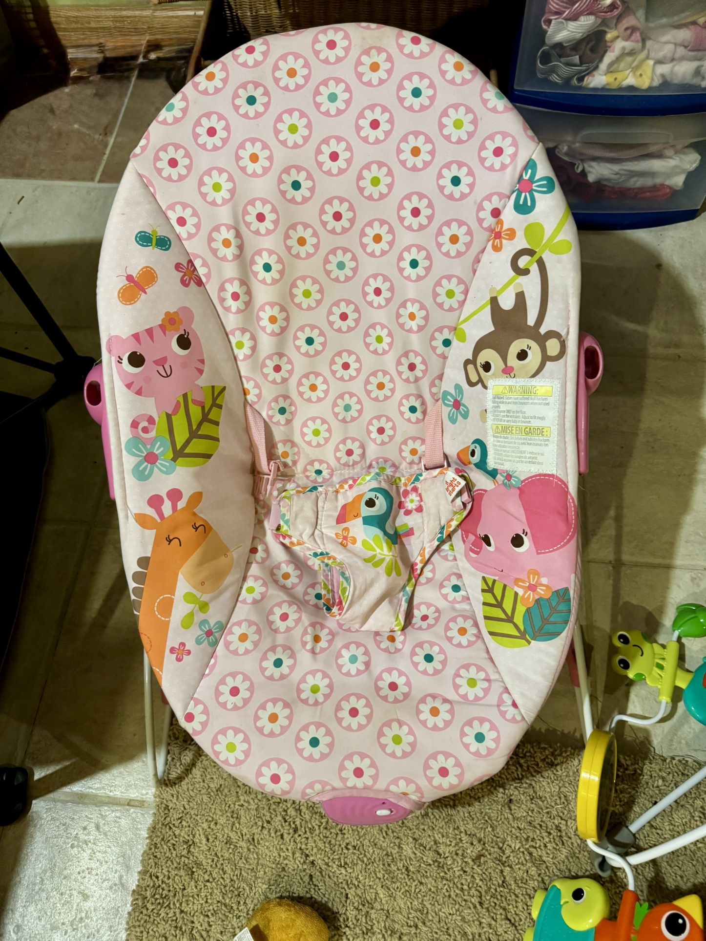 Pink Bouncy / Vibrating Seat