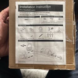 Deadbolt Door Lock