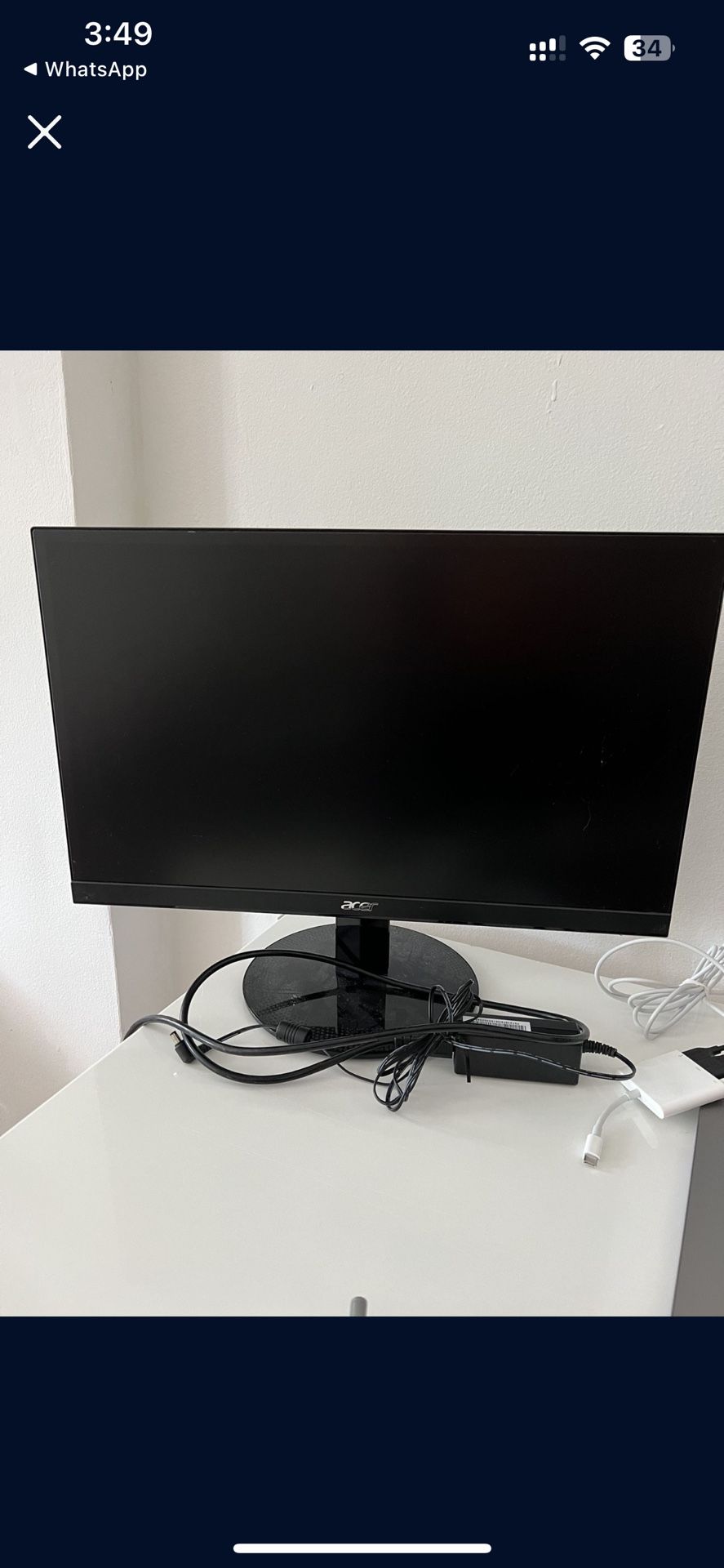 Computer Monitor - 21.5" Acer