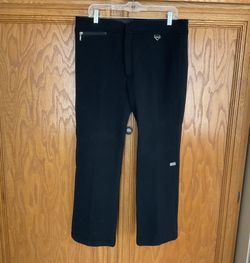Men’s Fera Wool Blend Stretch Bootcut Leg Ski Pant-Size 36R