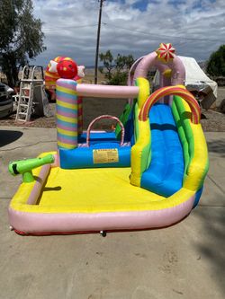 Water slide and jumper