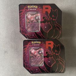 Team rocket mewtwo tin