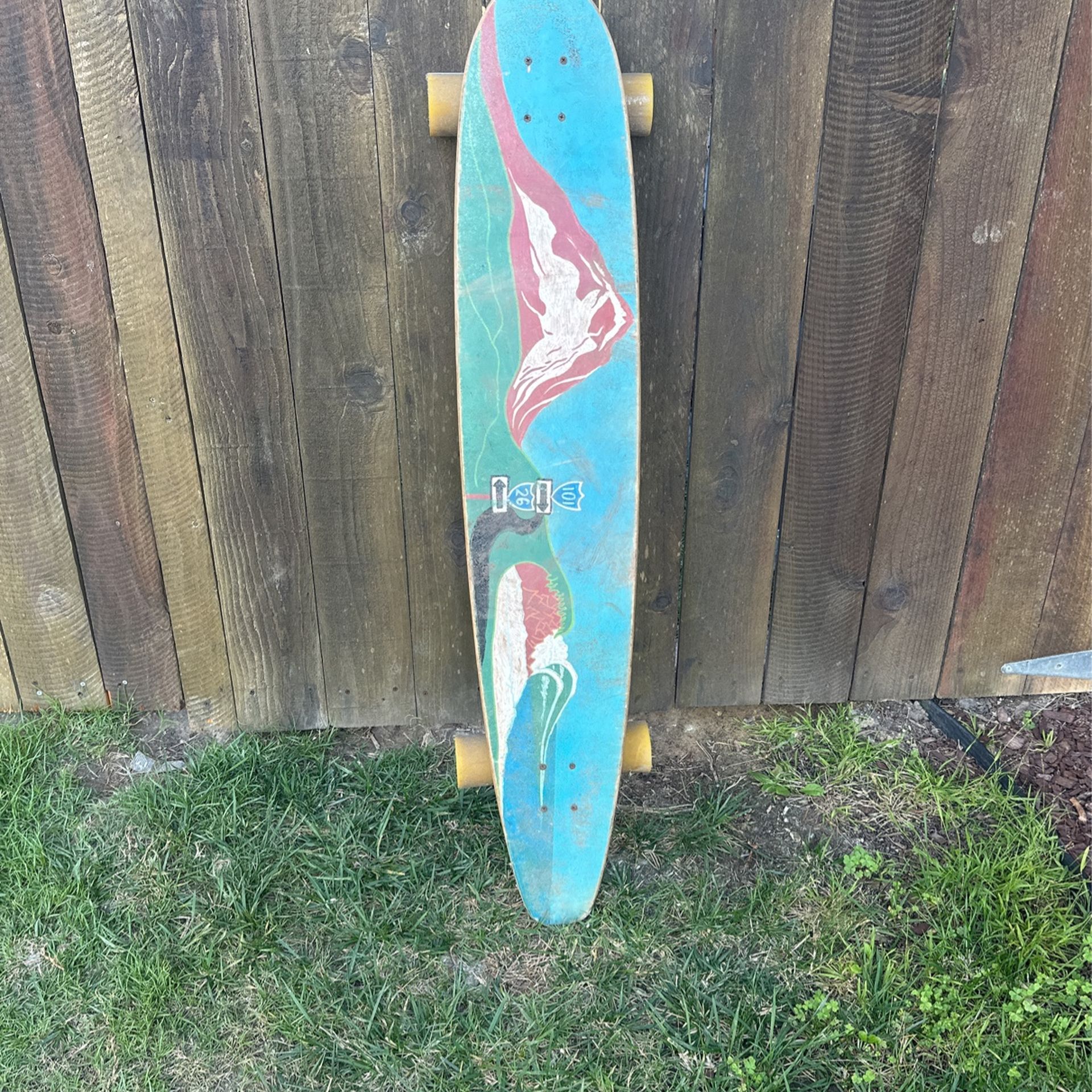 Sector 9 Like Longboard Skateboard Artwork By The Late Chris Neuman 