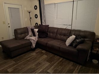Dark grey sectional