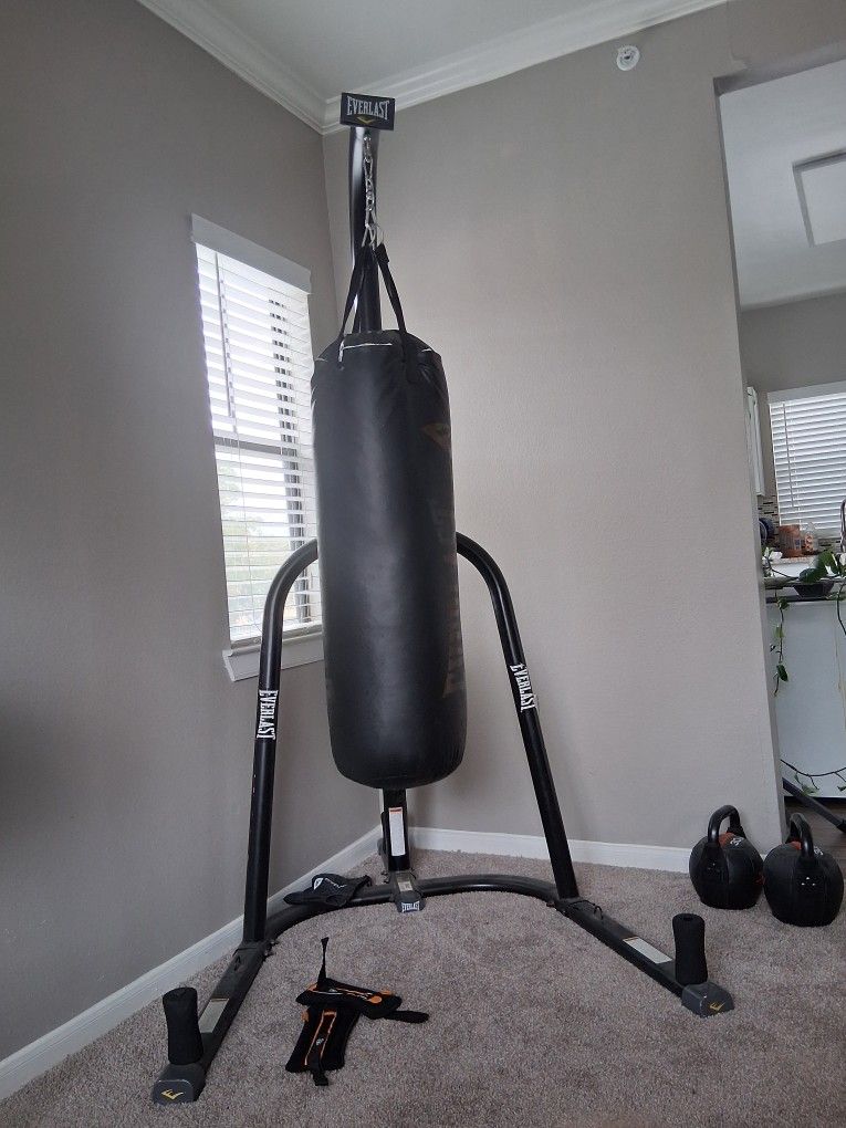 Everlast Stand & Bag