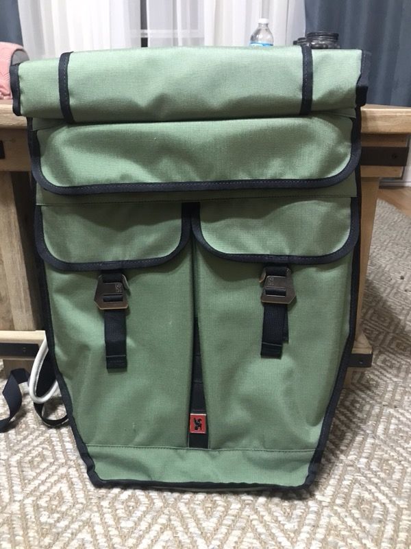 New Chrome Pawn Rolltop Backpack