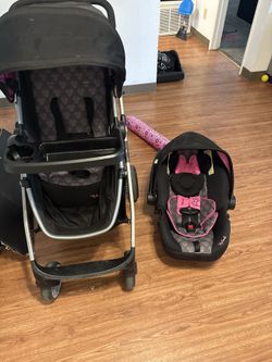 Stroller, car seat and base set