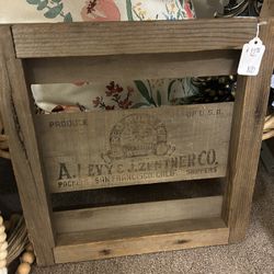 Vintage Wood Sign Decor