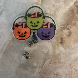 Halloween Bucket Badge Reel
