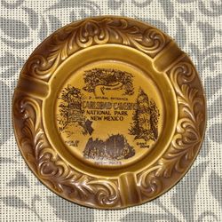 Vintage Carlsbad Caverns National Park New Mexico Ashtray 