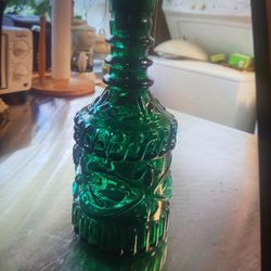 Emerald Green Vintage Bottle,$30