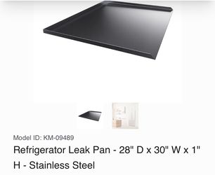 Refrigerator drip pan