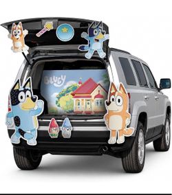 Bluey Trunk or Treat Car Decoration