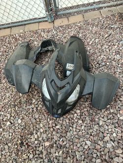 ATV Front Fairing with Headlights