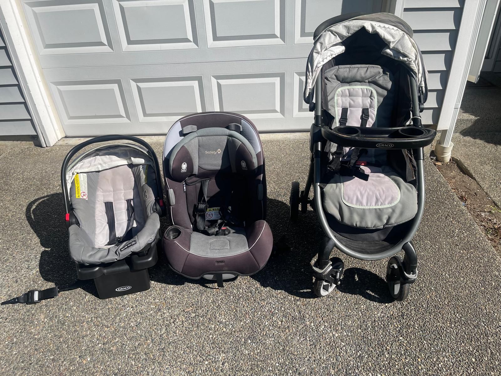 Graco Stroller Plus Baby Car Seat New Born To 5 Year Old