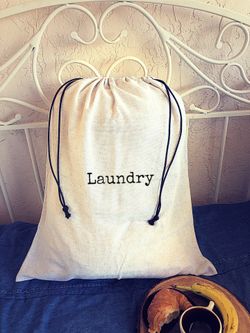 100% linen laundry bag Different colors new