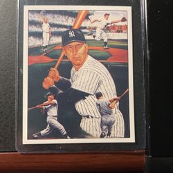 Mickey Mantle Art Card- Limited Edition 