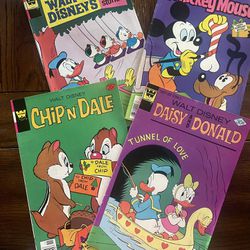 Vintage Disney comic Book Lot