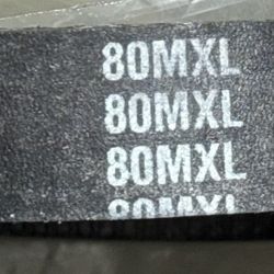 Package of 8 new Bando Synchro-Link 80MXL timing belts for machinery