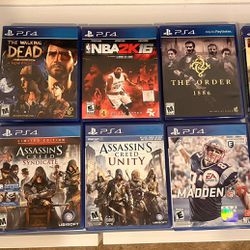PS4 Used Condition Games
