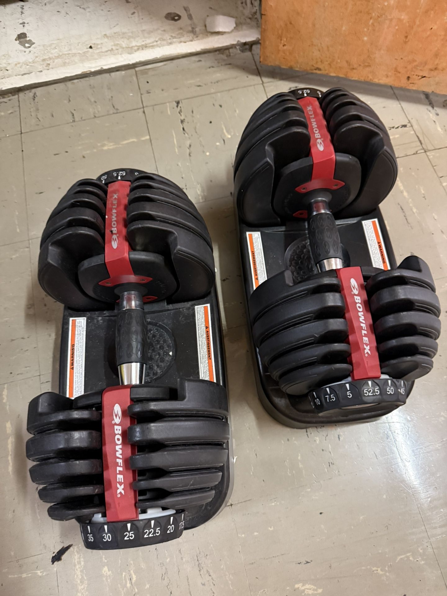 Bowflex Adjustable Weights