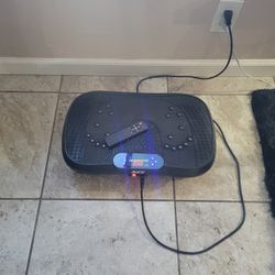 Vibration plate fitness platform exercise machine