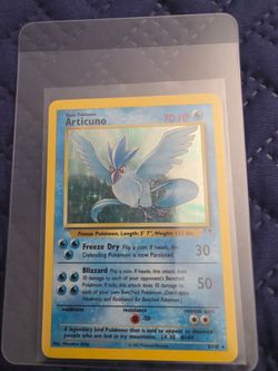Pokémon TCG Articuno Holo Rare 2/110 Legendary Collection