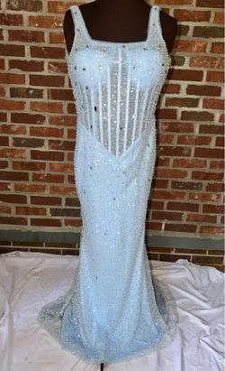 Light blue gown size 2