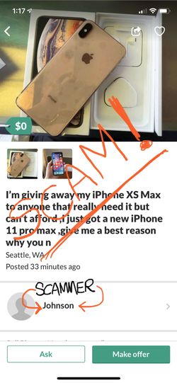 iPhone Scammer WARNING