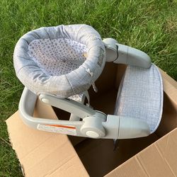 Summer Infant Learn-to-Sit 2-Position Floor Seat (Heather Gray) – Sit Baby Up in This Adjustable Baby Activity Seat Appropriate for Ages 4-12 Months A