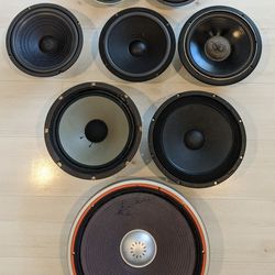 Various Woofers and Subwoofers Speakers