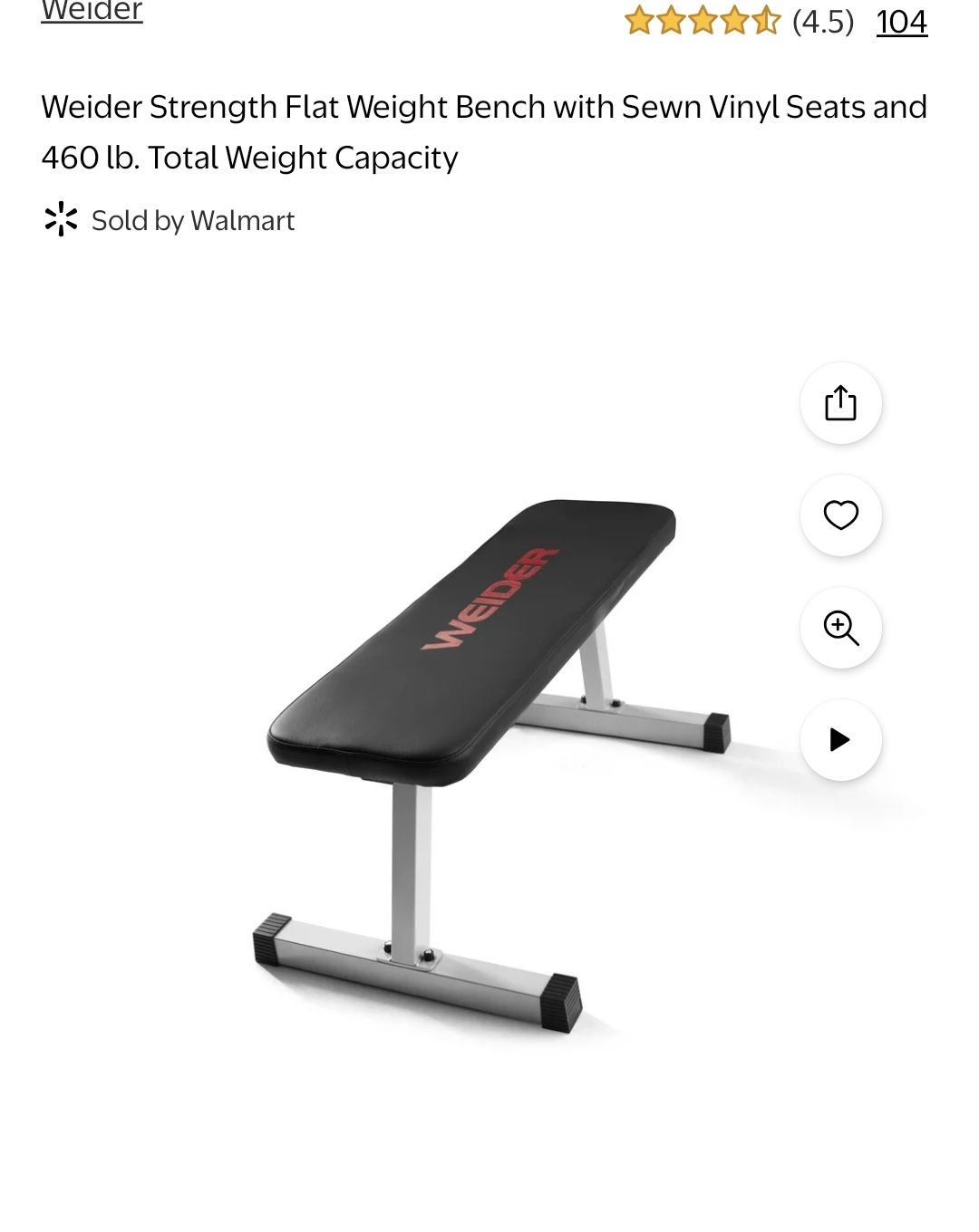Flat Weight Bench