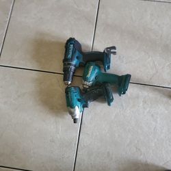 MAKITA HAMER DRILL AND TWO  Impact 