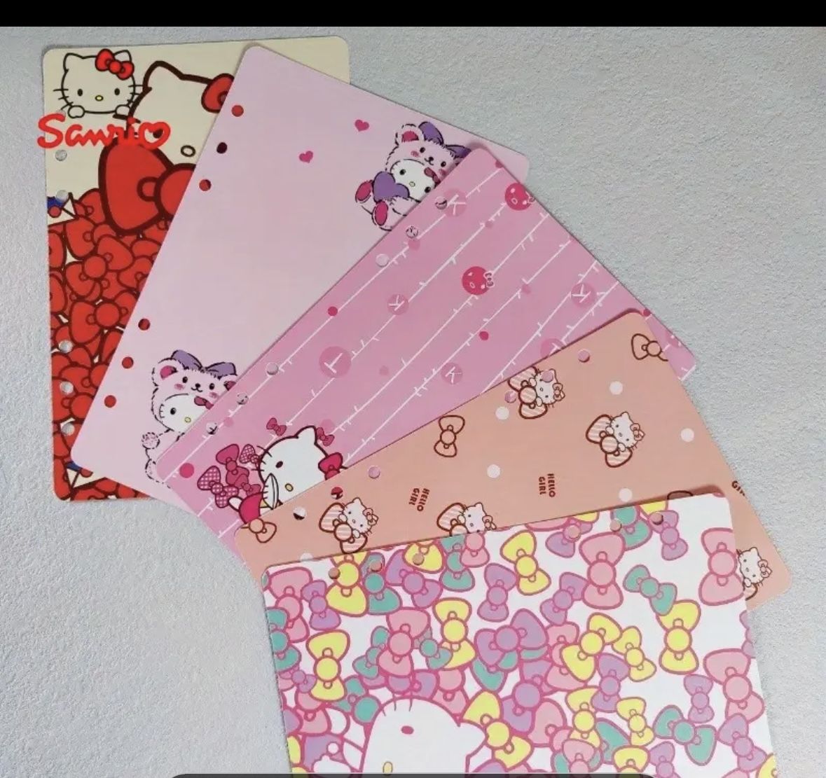 A5 Paper Index Dividers , 6 Holes 