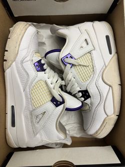 Jordan 4 Metallic purple