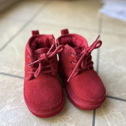 Toddler UGG Boots - Red, Size 6