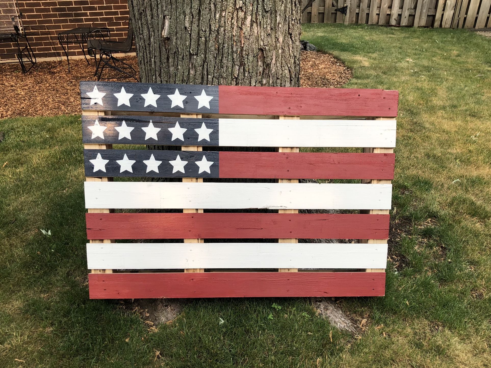 American Flag Wood Pallet 🇺🇸