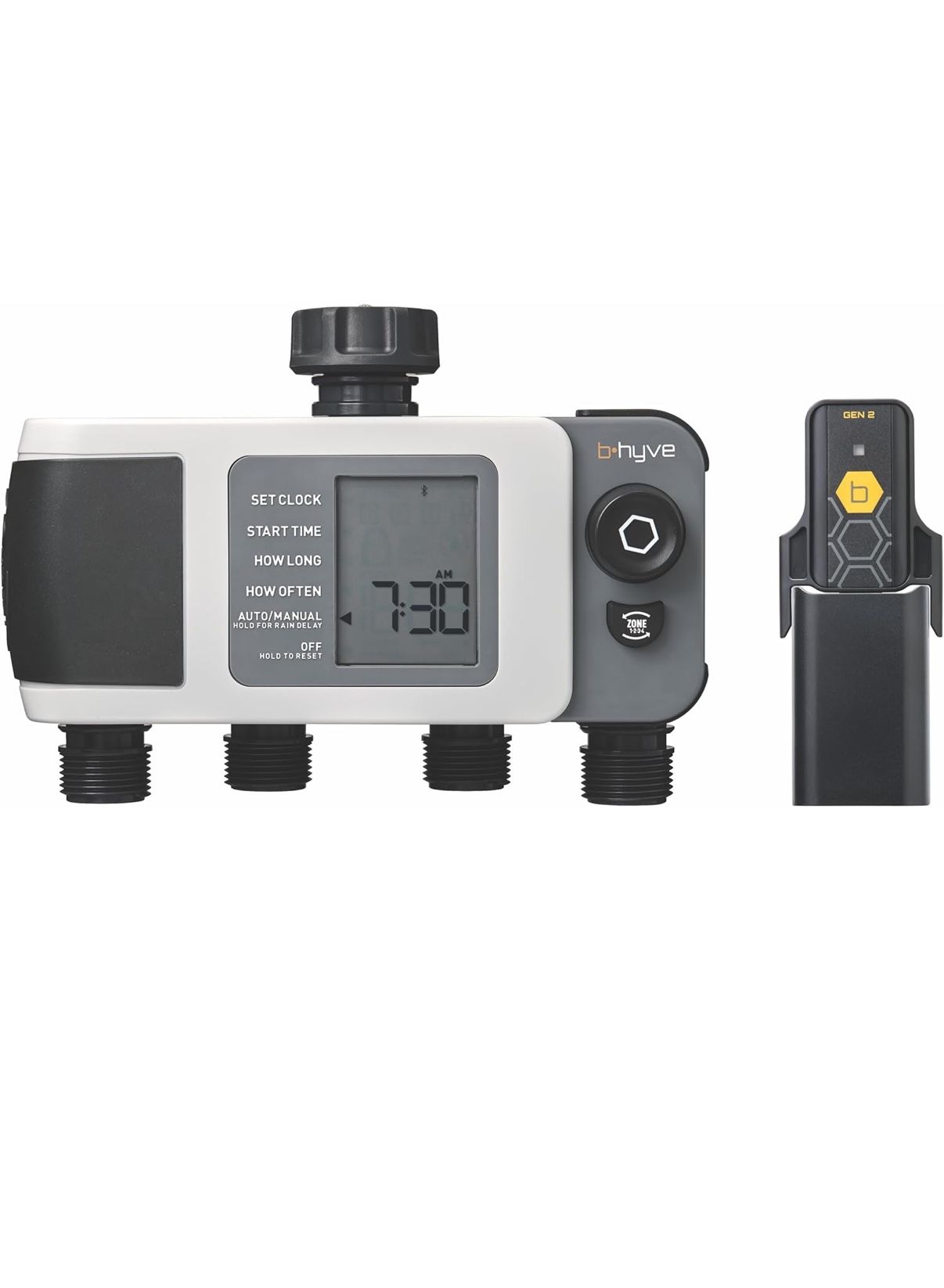 Orbit 24639 B-hyve XD 4-Port Smart Hose Watering Timer with Wi-Fi Hub