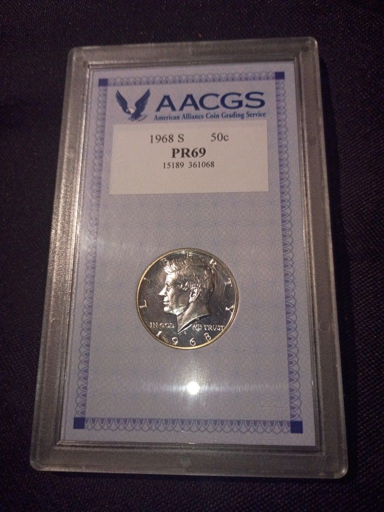 1968 PR69 Kennedy Half Dollar