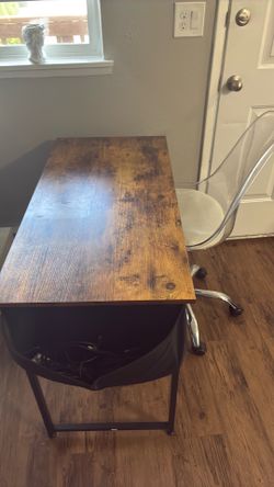 Computer desk and chair