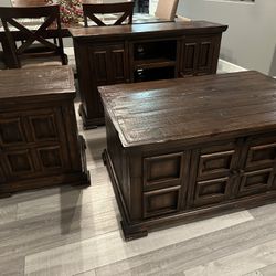 TV Stand, Coffee Table, End Table